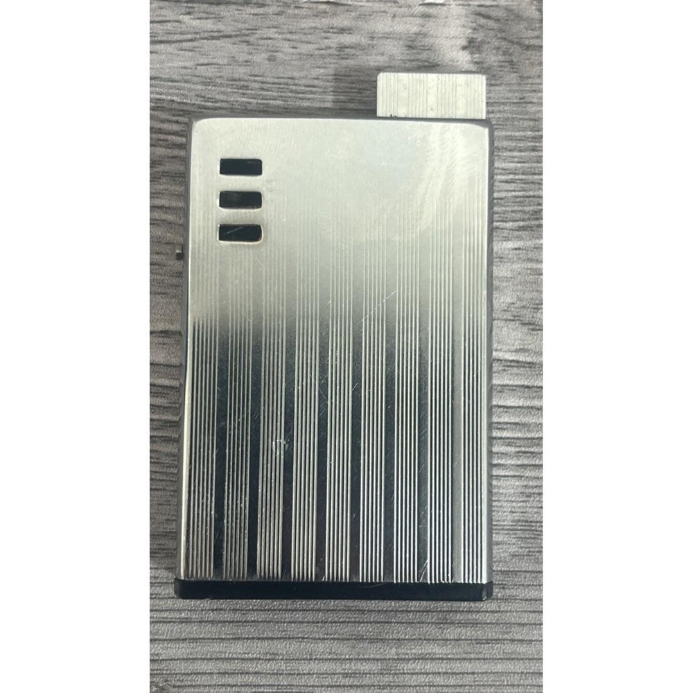 Vintage Ronson‎ Varaflame Lighter West Germany Silver Vertical Lines (b6)